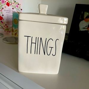 Rae Dunn white things container